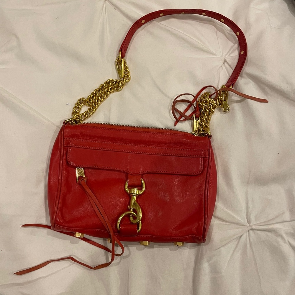 Rebecca Minkoff Red Mini MAC Crossbody